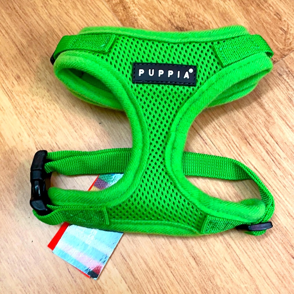Puppia green dog harness